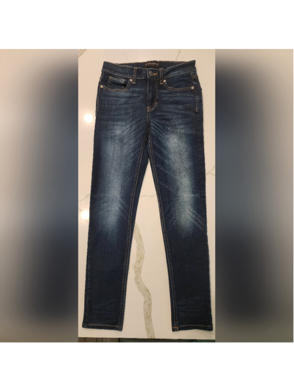 NB Dark Wash Jeans Womens Size 26x30 Slim Straight Stretch Denim Pants